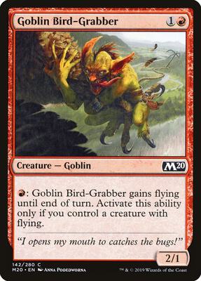 Goblin Bird-Grabber card from Core Set 2020