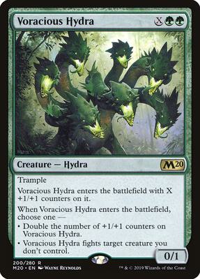 Voracious Hydra card from Core Set 2020