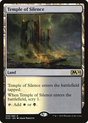 Temple of Silence card from Core Set 2020