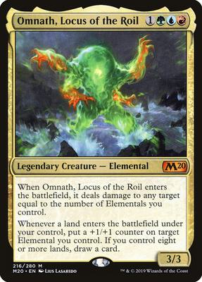 Omnath, Locus of the Roil card from Core Set 2020