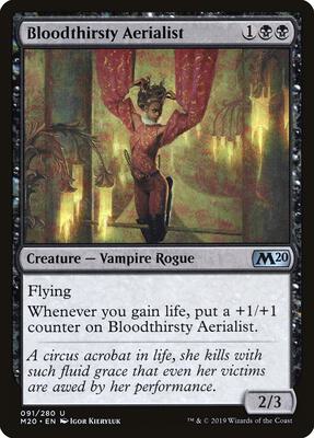 Bloodthirsty Aerialist card from Core Set 2020