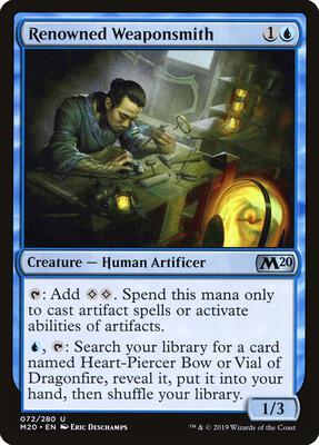 Renowned Weaponsmith card from Core Set 2020