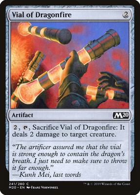 Vial of Dragonfire card from Core Set 2020