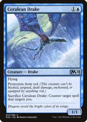 Cerulean Drake card from Core Set 2020