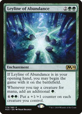 Leyline of Abundance card from Core Set 2020