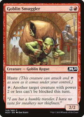 Goblin Smuggler card from Core Set 2020
