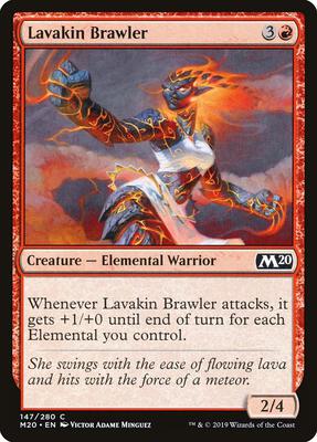 Lavakin Brawler card from Core Set 2020