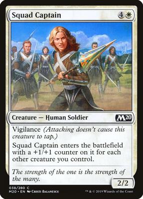 Squad Captain card from Core Set 2020