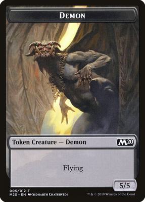 Demon Token card from Core Set 2020