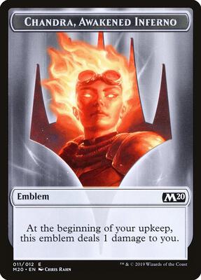Emblem - Chandra, Awakened Inferno card from Core Set 2020