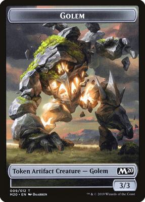 Golem Token card from Core Set 2020