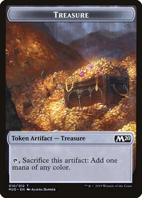 Treasure Token card from Core Set 2020