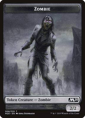 Zombie Token card from Core Set 2020