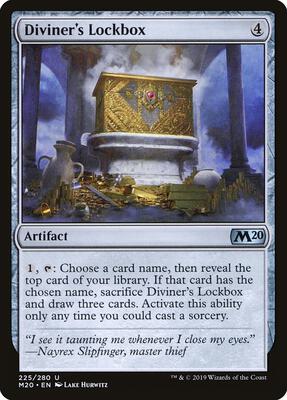 Diviner's Lockbox card from Core Set 2020