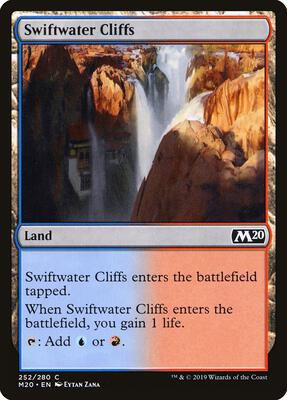 Swiftwater Cliffs card from Core Set 2020