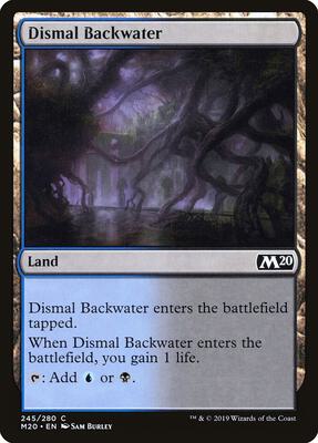 Dismal Backwater card from Core Set 2020