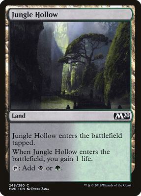 Jungle Hollow card from Core Set 2020