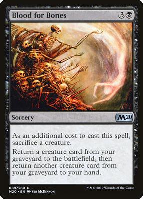 Blood for Bones card from Core Set 2020
