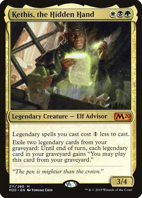 Kethis, the Hidden Hand card from Core Set 2020