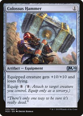 Colossus Hammer card from Core Set 2020