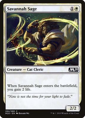 Savannah Sage card from Core Set 2020