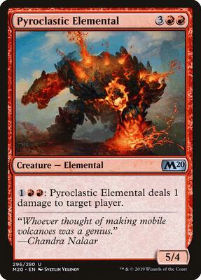 Pyroclastic Elemental card from Core Set 2020