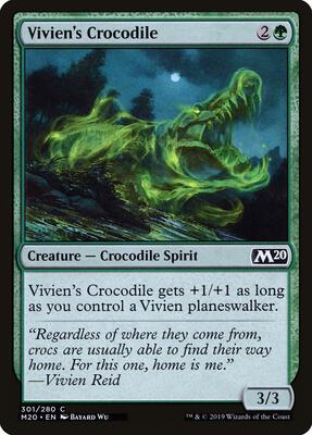 Vivien's Crocodile card from Core Set 2020