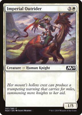 Imperial Outrider card from Core Set 2020