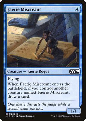 Faerie Miscreant card from Core Set 2020