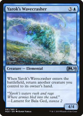 Yarok's Wavecrasher card from Core Set 2020