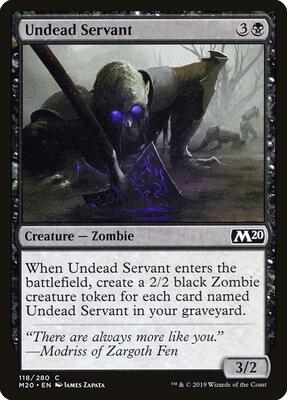 Undead Servant card from Core Set 2020