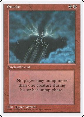 Smoke card from Fourth Edition