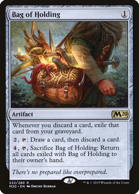 Bag of Holding card from Core Set 2020