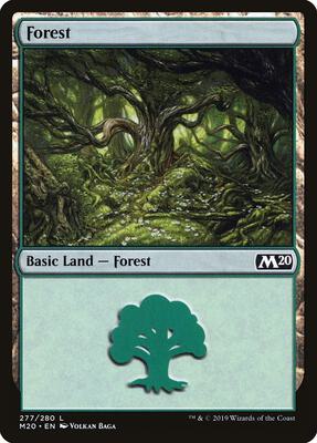 Forest card from Core Set 2020