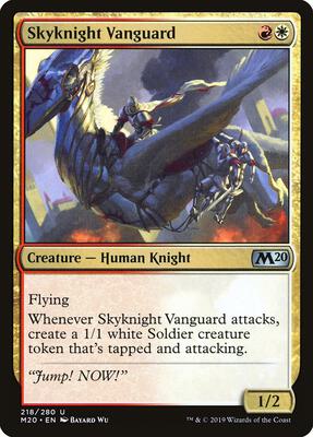 Skyknight Vanguard card from Core Set 2020