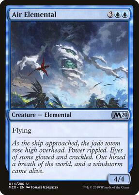Air Elemental card from Core Set 2020