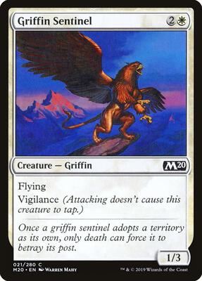 Griffin Sentinel card from Core Set 2020