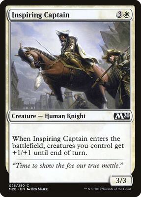 Inspiring Captain card from Core Set 2020
