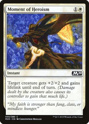 Moment of Heroism card from Core Set 2020