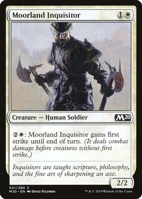 Moorland Inquisitor card from Core Set 2020