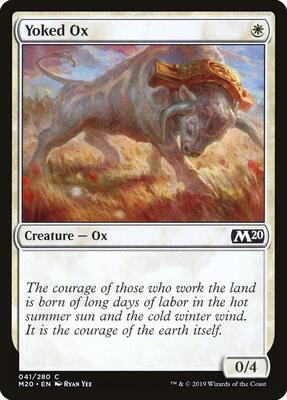 Yoked Ox card from Core Set 2020