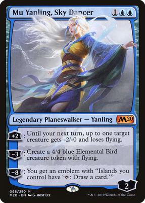 Mu Yanling, Sky Dancer card from Core Set 2020