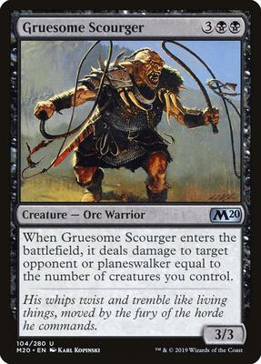 Gruesome Scourger card from Core Set 2020