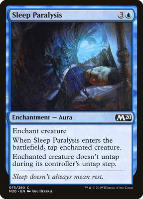 Sleep Paralysis card from Core Set 2020