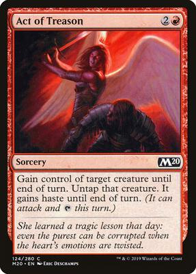 Act of Treason card from Core Set 2020