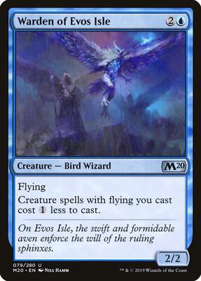 Warden of Evos Isle card from Core Set 2020