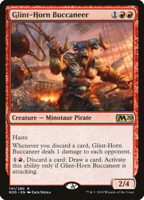 Glint-Horn Buccaneer card from Core Set 2020