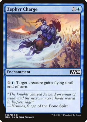 Zephyr Charge card from Core Set 2020