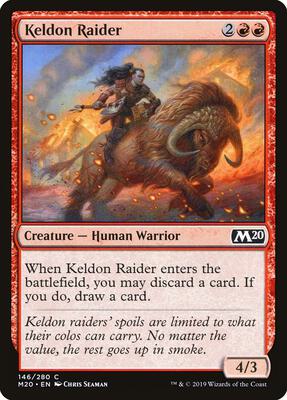 Keldon Raider card from Core Set 2020
