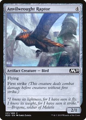 Anvilwrought Raptor card from Core Set 2020